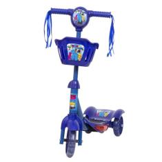 Patinete Infantil 3 Rodas Turma do Problems Cestinha Radical - TOYS 2U
