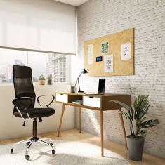 Cadeira de Escritório Diretor Giratória Fort Liard ii com Braços Preta