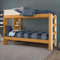 Beliche Solteiro Indy Cinamomo/Off White - Conquista Móveis