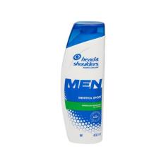 Shampoo Head & Shoulders Men Menthol Sport Cuidados com a Raiz 400ml, 