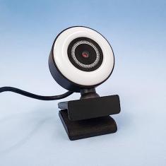 Web Cam Camera USB Full HD 1080p Com Microfone E Lanterna