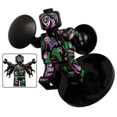 Boneco Blocos De Montar Mancha Negra Homem Aranha