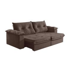 Sofá 3 Lugares Retrátil e Reclinável Martins M-164 Veludo