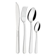Faqueiro Inox Búzios 24 Peças Tramontina - 23799/071, Prata, 24
