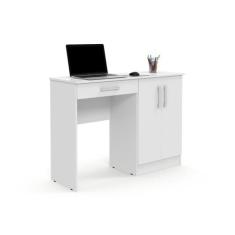 Mesa de computador Space 1 Gaveta Branco - Patrimar