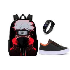 Conjunto Versatil lançamento Juvenil Mochila Escolar Mais Tenis Casual