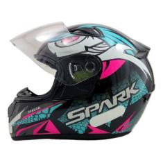Capacete Moto Feminino Ebf New Spark Esportivo C/ Narigueira, TIFANY/R