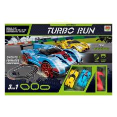 Autorama Pista Turbo Run 3 Em 1 - Dmtoys 5891 - Dm Toys
