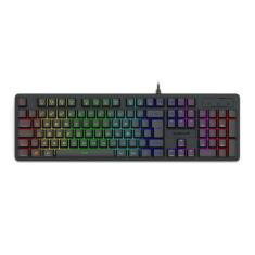 Teclado Membrana Gamer Redragon Netherbane Rgb K521 Preto