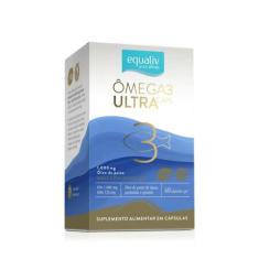 Ômega 3 Ultra 60 Cápsulas Equaliv, Baunilha, 900g