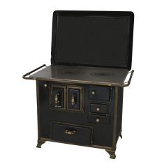 Fogão a Lenha Barroco Gabinete Venâncio 03 Preto 3bgetpr