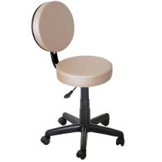 Cadeira Mocho Giratório Com Encosto E Regulagem Altura Rosê