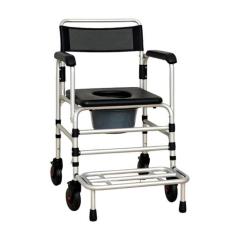 Cadeira de Banho Com Comadre Em Alumínio Até 140Kg Supermedy Conforto 