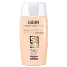 Protetor Solar Facial  ISDIN Fusion Water 5 Stars Color FPS50 Clara-Unissex