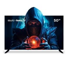 Smart Tv Multi 50 4k QLED Wifi Bluetooth C/sistema Roku HDMI Usb Tl059m