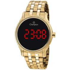 Relógio Champion Feminino Digital Dourado Ch40204H