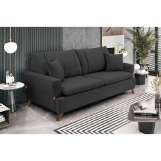 Sofá 2 Lugares 160cm Eras D`Monegatto Grafite