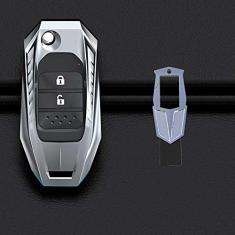TPHJRM Capa da chave do carro em liga de zinco, capa da chave, adequada para Honda Civic CR-V HR-V Accord Jade Crider Odyssey 2015-2018