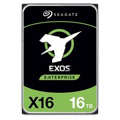 Seagate HDD de 16 TB Exos X16 7200 RPM 512e/4Kn SATA 6Gb/s 256MB Cache Disco rígido empresarial de 3,5 polegadas (ST16000NM001G)