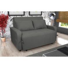 Sofá Cama Amora Suede Cinza B250 - Matrix
