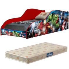 Loja Tigo Mini Cama Infantil com Colchão Vingadores