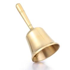 Homelavie Sino pequeno de latão sólido - casamento, idosos, professor, jantar, tibetano, sino de meditação - presente para acampar