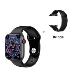 Relogio Smartwatch W28 Pro Series 8 Tela Infinita + Pulseira Metal Mil