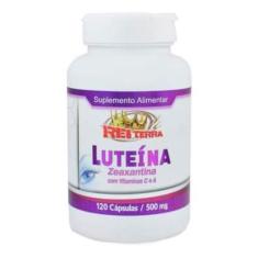 Luteína Zeaxantina + Vitamina A e C 500mg 120 Cápsulas - Rei Terra