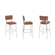 Banqueta Haidê Gourmet Para Bancada Facto Fendi