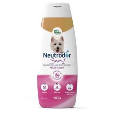 Shampoo Cães Petmais 3 em 1 Pelos Claros Neutrodor - 700mL