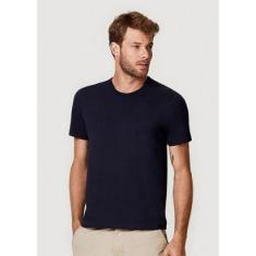 Camiseta Básica Slim Mangas Curtas Hering Masculina-Masculino