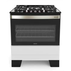 Fogão Mueller 5 Bocas Piacere Vetro Branco - Bivolt