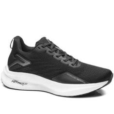 Tênis Esportivo Pegada Masculino em Tecido Preto 190801-04-Masculino