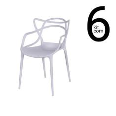 Conjunto 6 Cadeiras Allegra - Branca - Ordesign