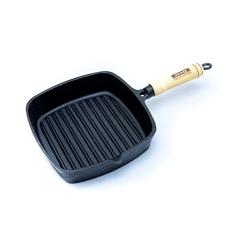 Frigideira estriada c/bico 22 x 22,5 cm