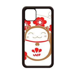 Capa Cherry Blossoms Lucky Fortune Cat Japão para iPhone 11 Pro Max para Apple Mobile Case