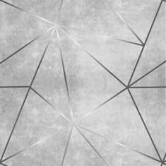 Papel De Parede Zara Cimento Queimado Prata Auto Colante 12m