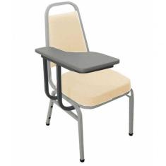 Cadeira Universitária Empilhável Linha Hotel Plus Bege