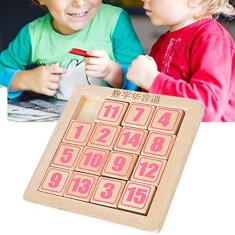 Quebra-cabeça de Números, Blocos de Números, Brinquedos Educativos de Madeira para Crianças, bebê, Número Digital, Brinquedos de Matemática para Adultos (Edição Digital Huarong