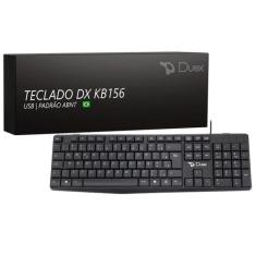 Teclado Duex, Usb, Abnt2, Preto - Dxkb156
