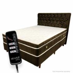 Colchão Vibroterápico Molas Ensacadas Com Massagem Solteiro Suede - GE