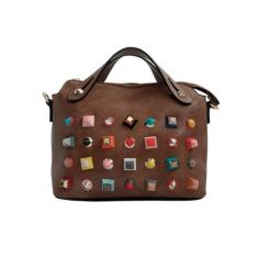 Bolsa mao e transversal feminina casual   golden fenix, M