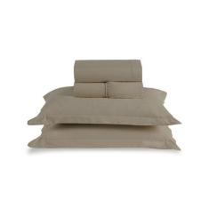 Jogo de Lençol Queen 04 Peças Percal 300 Fios 100% Algodão Aba America