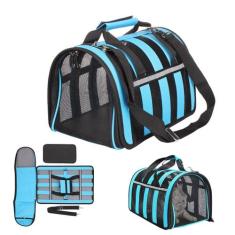 Bolsa Transporte Gato Cachorro Cao Pet Faixa Refletiva Animal de Estim