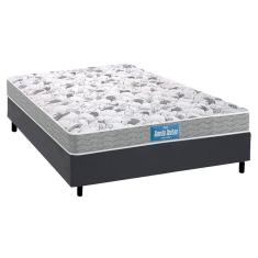 Cama Box Colchão Espuma D45 Probel -ep Guarda Costas Próextreme Double FaceBase Suede Gray(138x188)