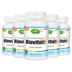 Kit 5 Bioviton Multivitamínico 120 Cápsulas Unilife
