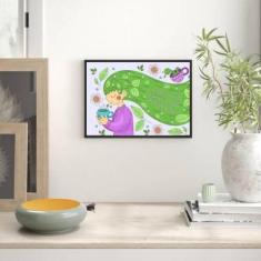 Quadro Decorativo A Vida E O Chá 45x34Cm Moldura Preta - Quadros On-Li