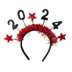 Tiara de cabelo feliz estrela glitter estrela lantejoulas cabelo argola decoração festa acessórios enfeites de Natal