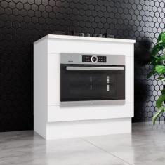 Balcão de Cozinha Para Forno de Embutir com Tampo Emily - Espresso Móv