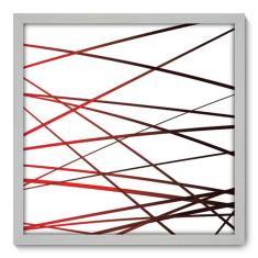 Quadro Decorativo - Linhas - 50cm x 50cm - 201qnacb